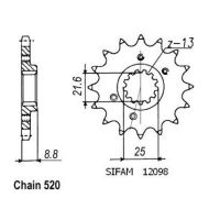 Přední řetězové kolečko Honda
